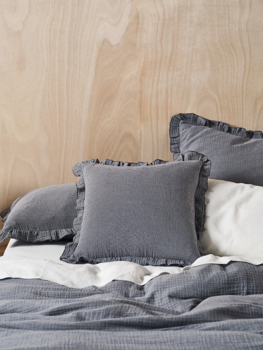 Lucy Navy Cushion 48x48cm