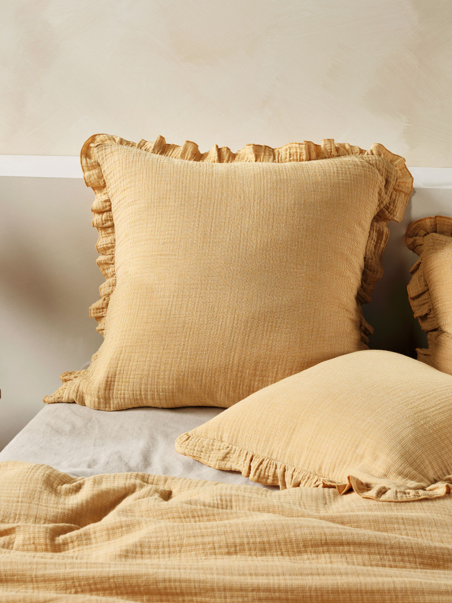 Lucy Saffron European Pillowcase