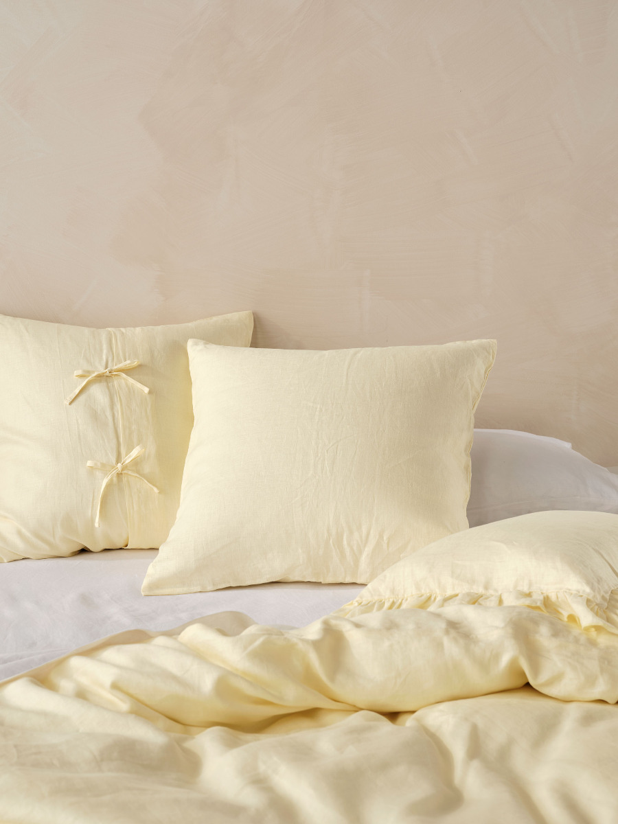 Nimes Lemon European Pillowcase