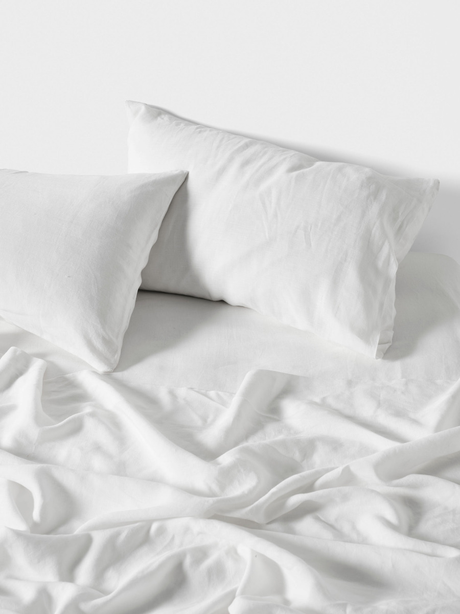 Nimes White Sheet Set