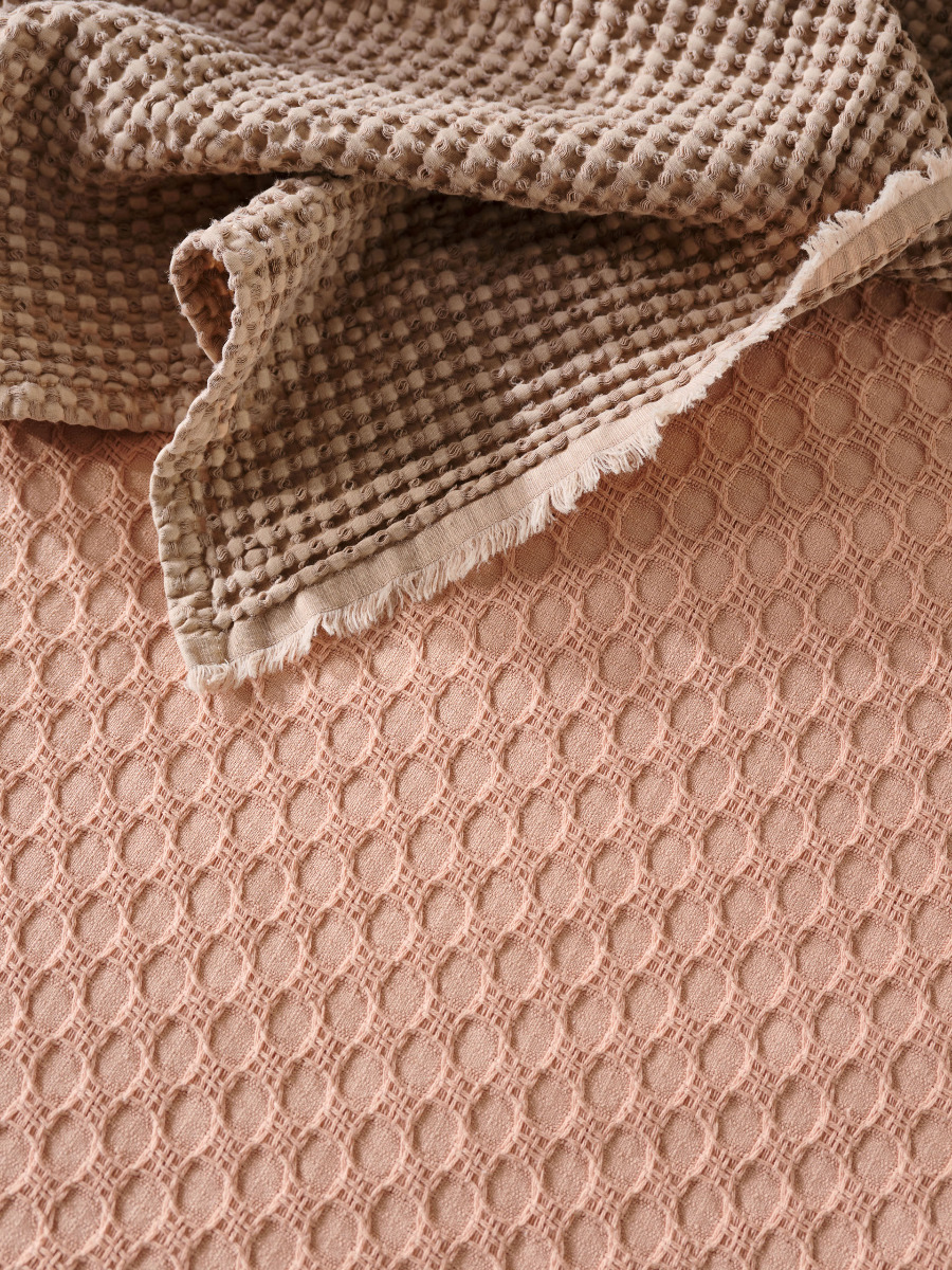 Raquelle Pink Clay Quilt Cover Set