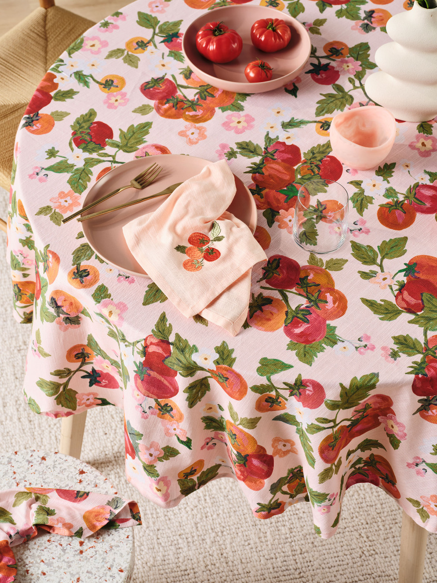 Pomodoro Round Tablecloth