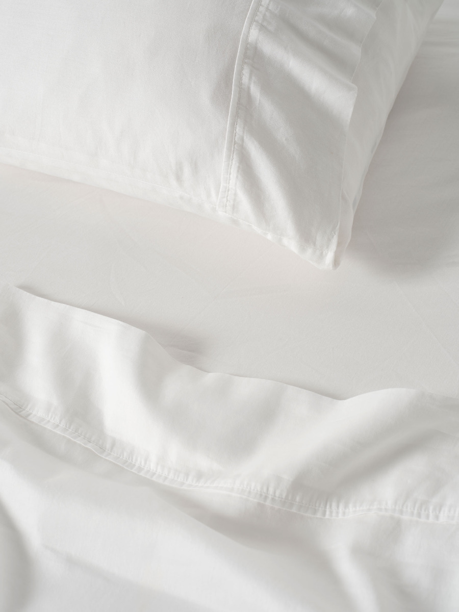 Surf Wash White Sheet Set