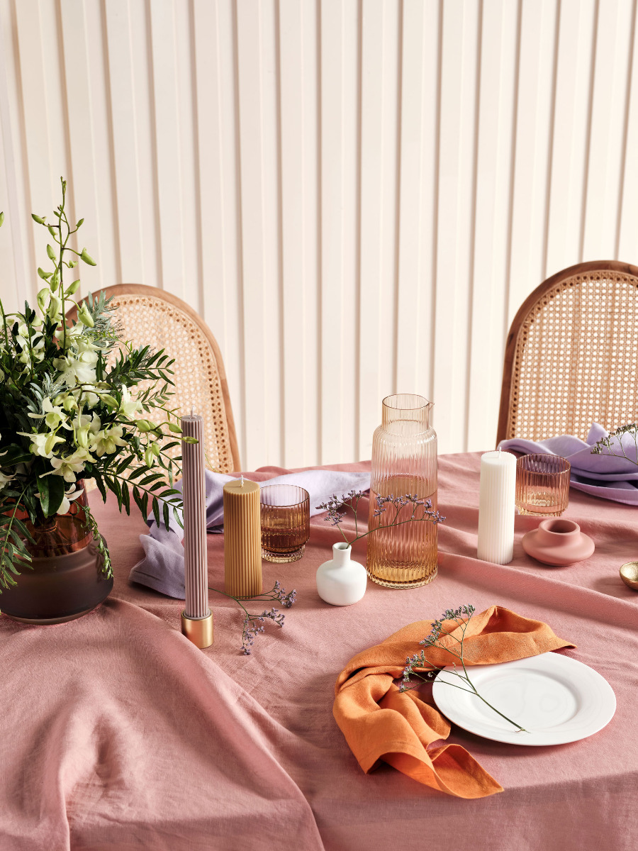 Nimes Rosette Square Tablecloth
