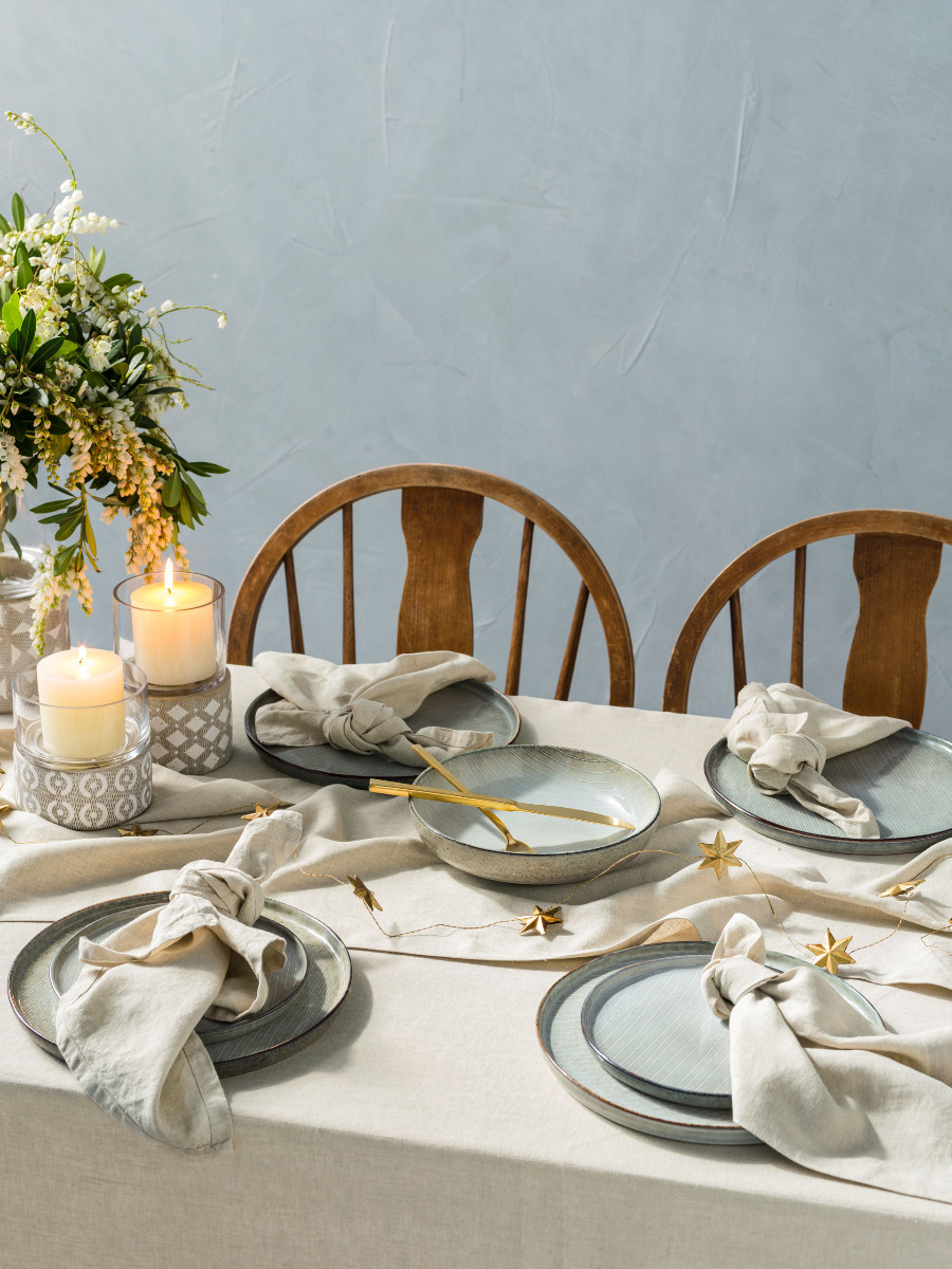Nimes Natural Tablecloth