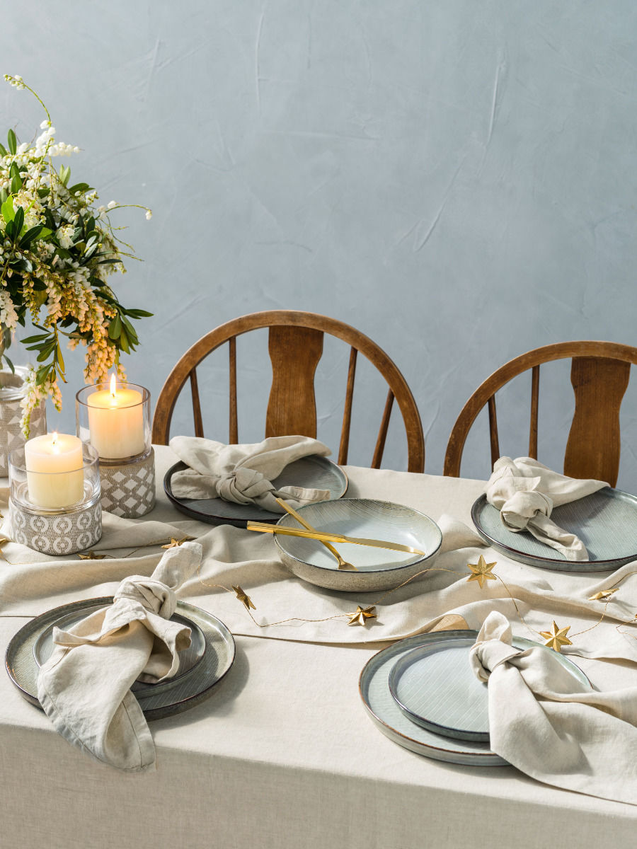 Nimes Natural Square Tablecloth