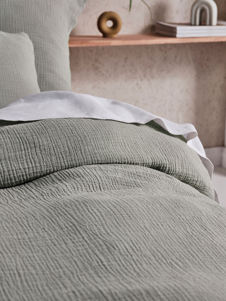 Elysian Sage Quilt Cover Set