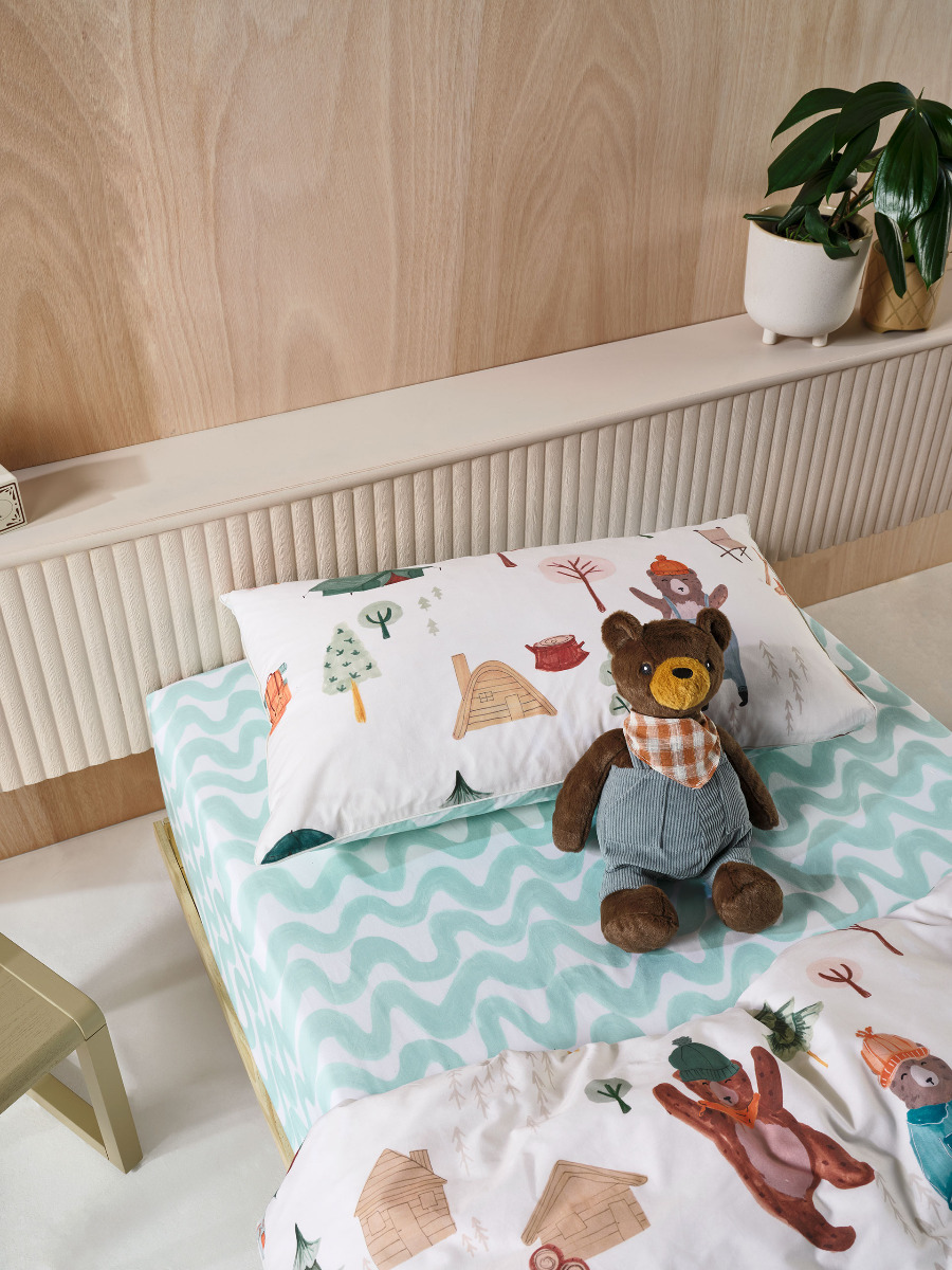 Camp Bear Novelty Cushion