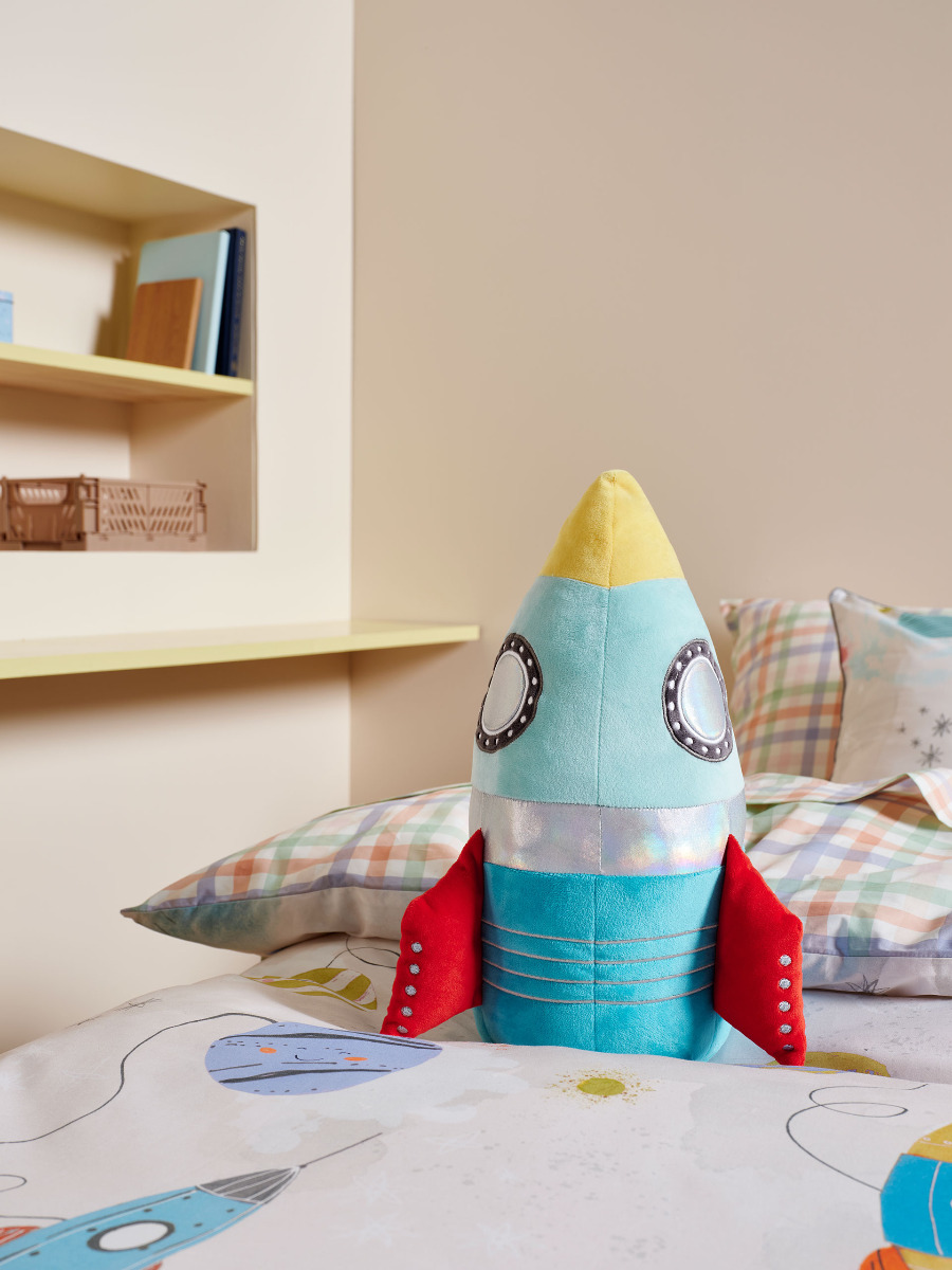 Racer Rocket Novelty Cushion