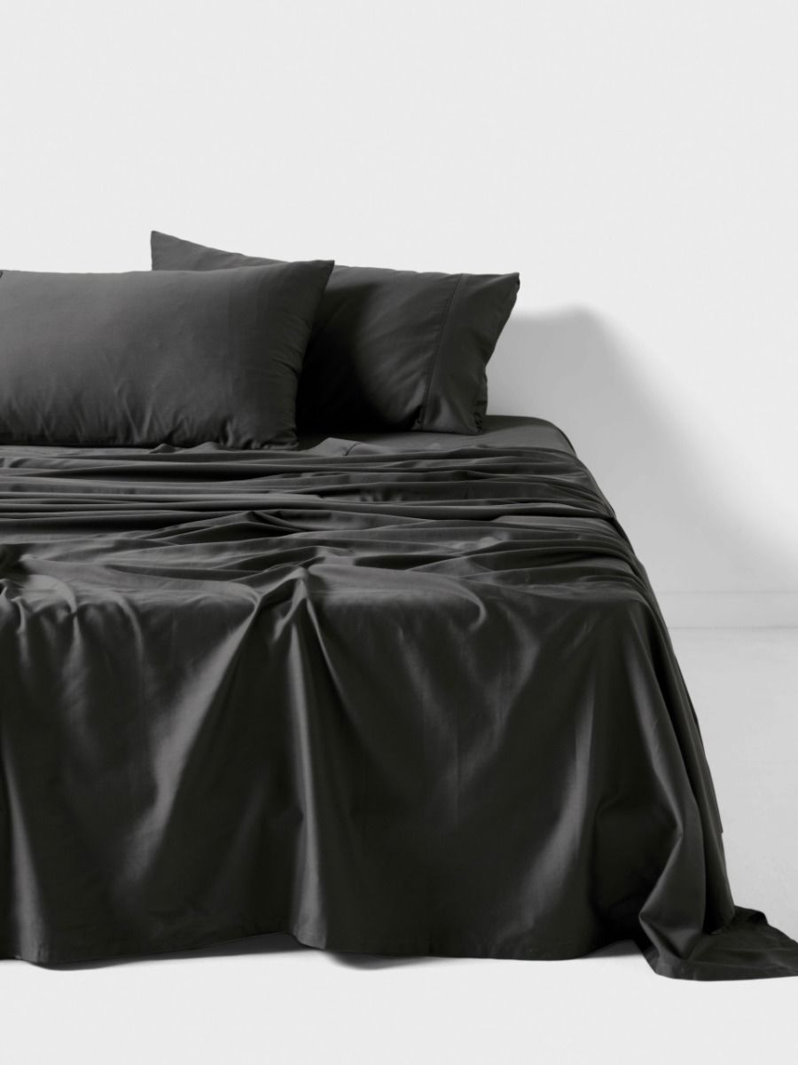 Nara Charcoal Sheet Set