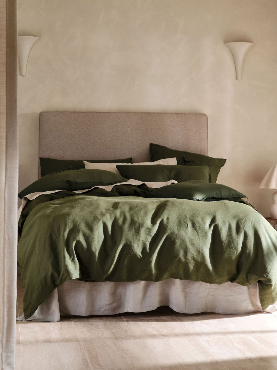 Nimes Moss Quilt Cover Set