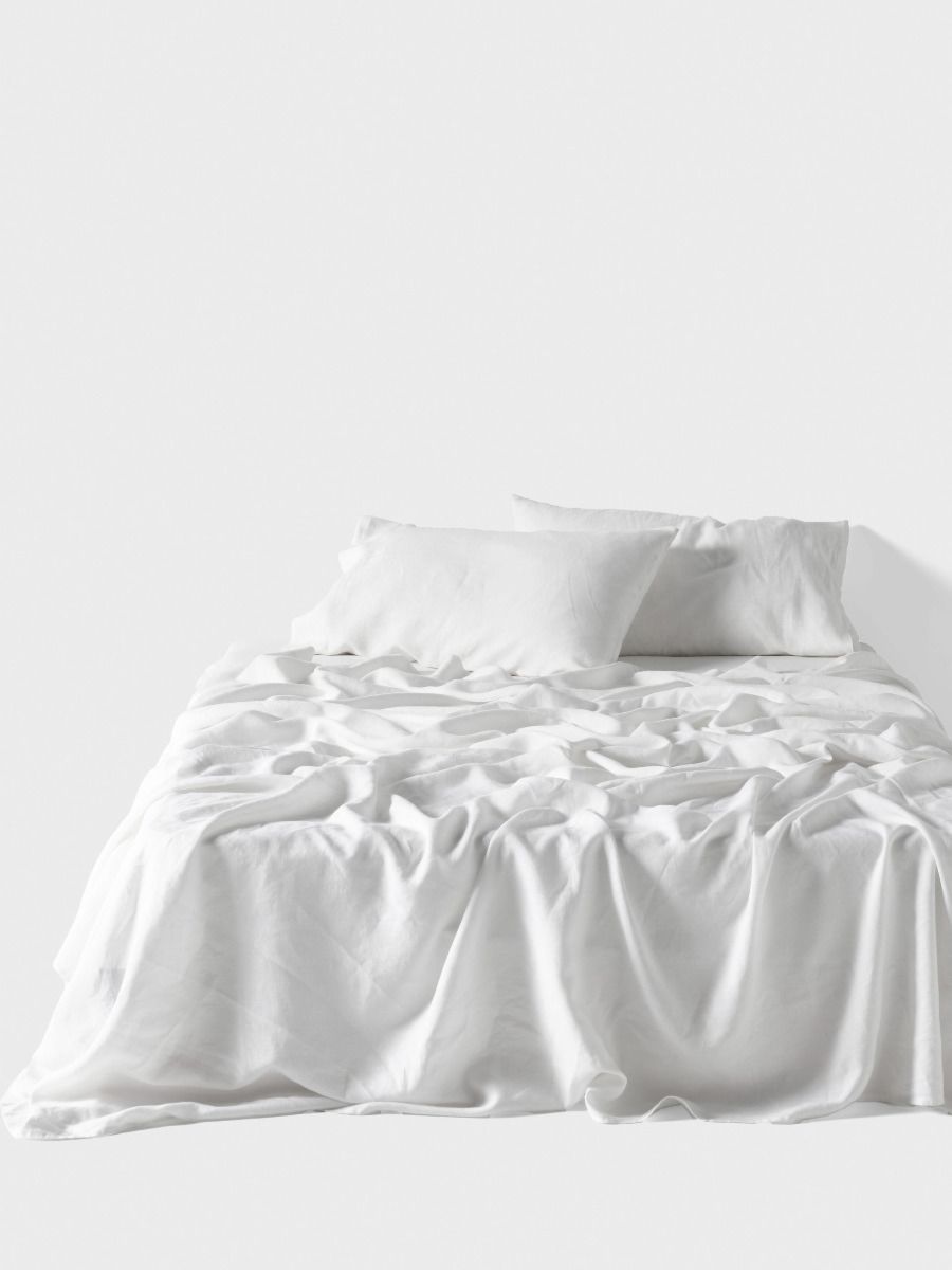 Nimes White Sheet Set