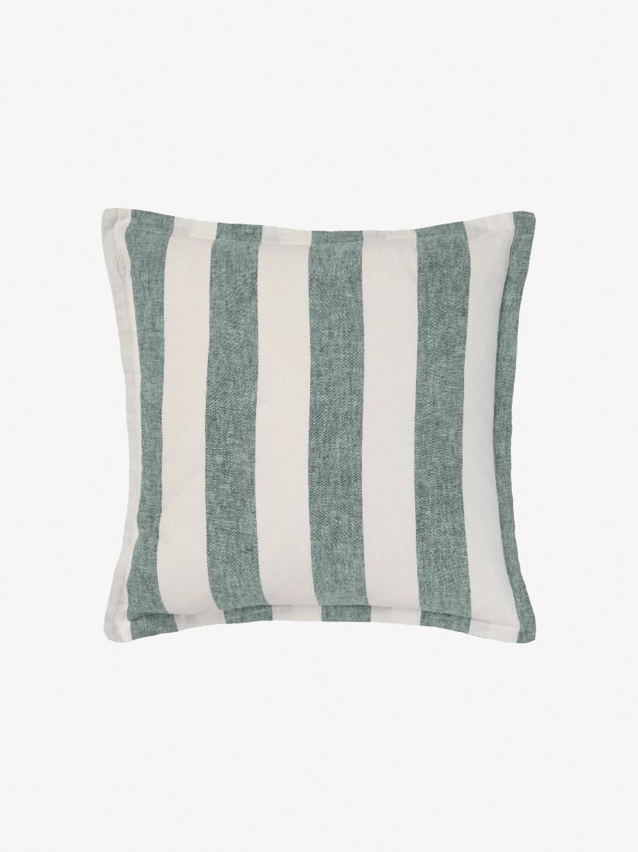 Vintage Stripe Denim Cushion 48x48cm