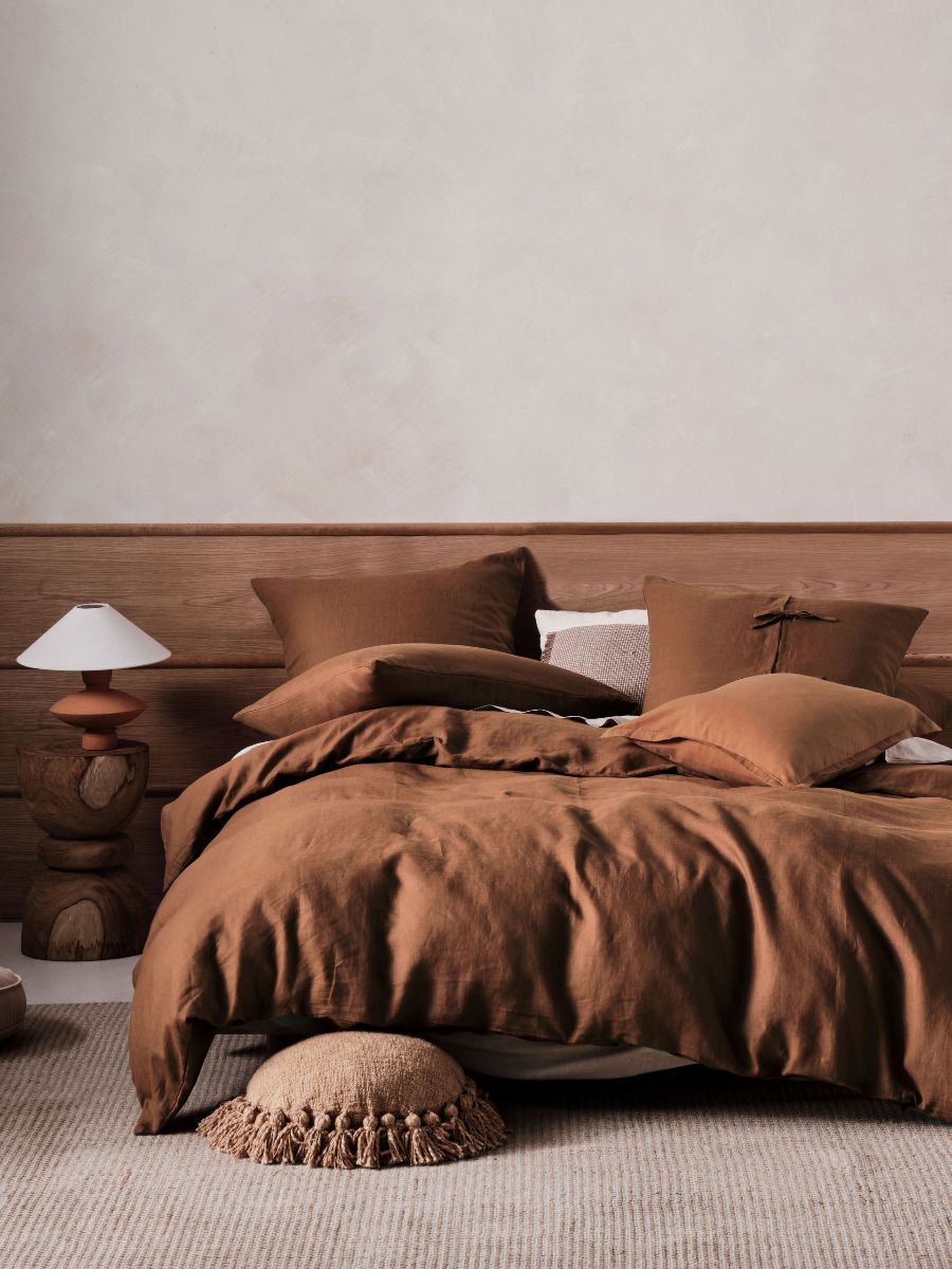 Nimes Cinnamon Quilt Cover Set