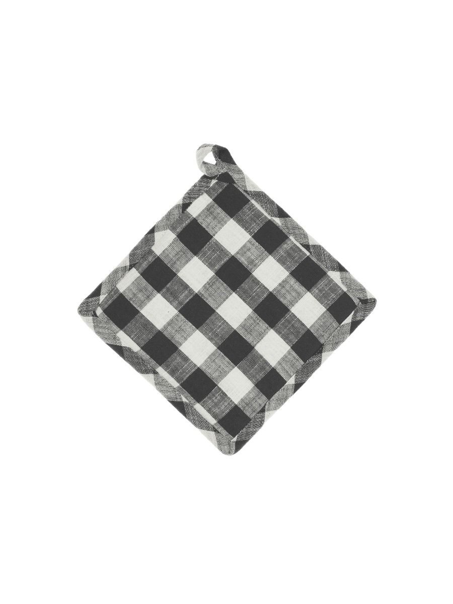 Check Grey Pot Holder