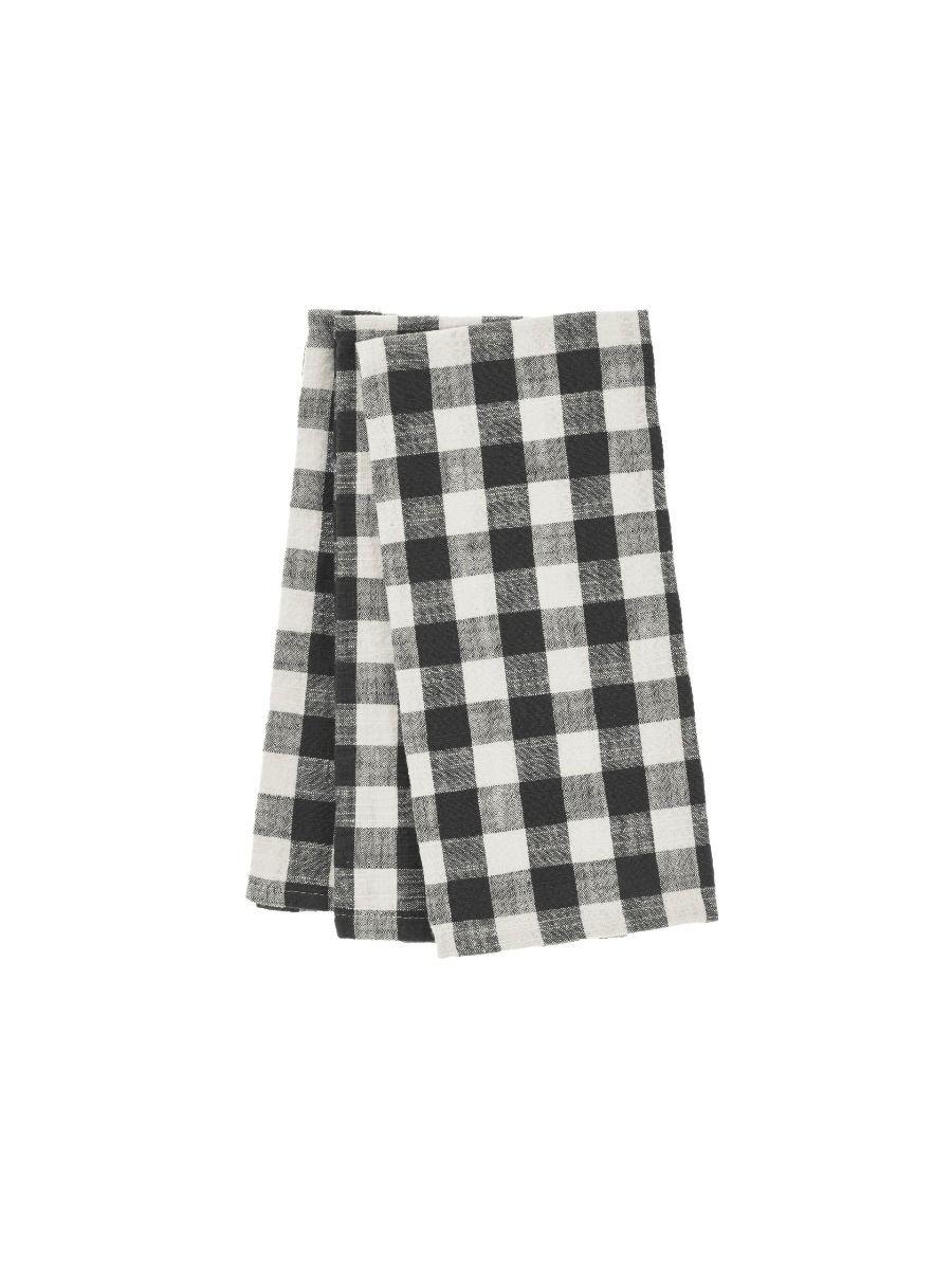 Check Grey 3-Piece Tea Towel Set