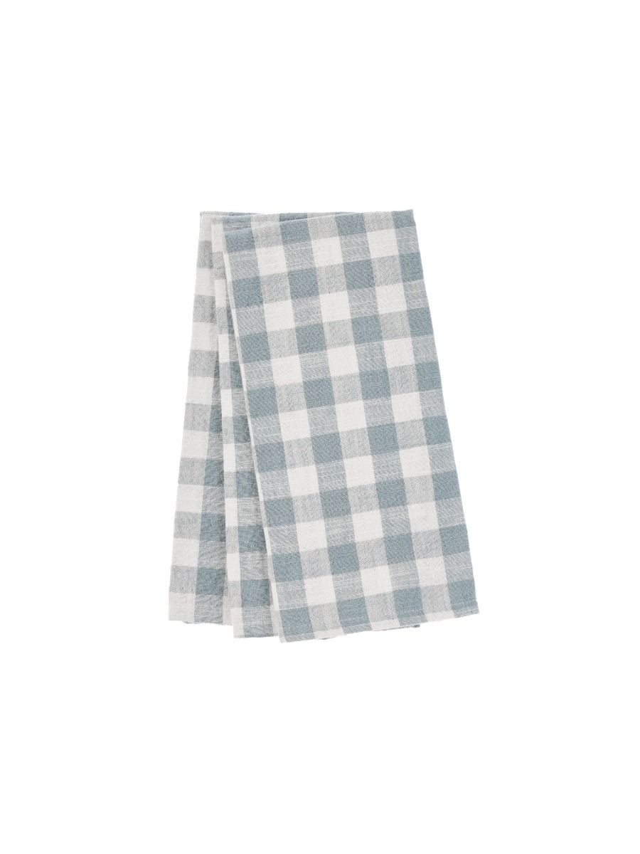 Check Light Blue 3-Piece Tea Towel Set