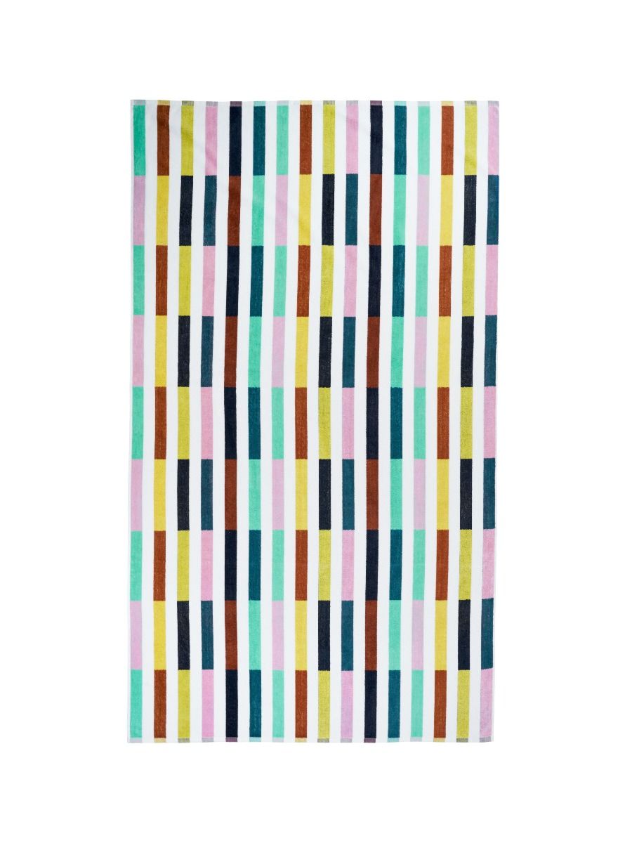 Multi Stripe Beach Towel