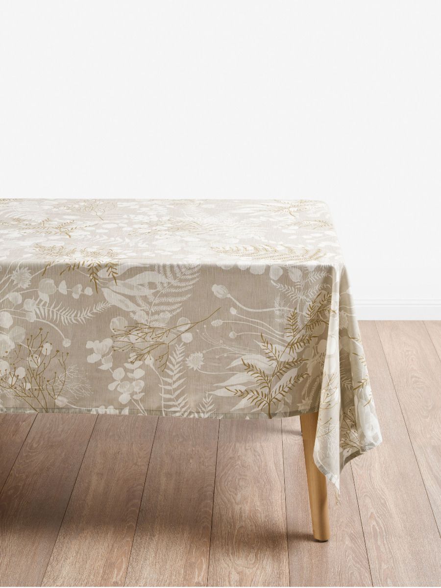 Nellie Natural Tablecloth