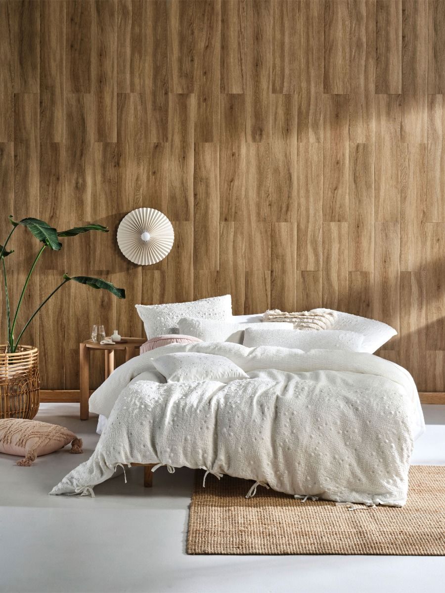 Abigail White Quilt Cover Set