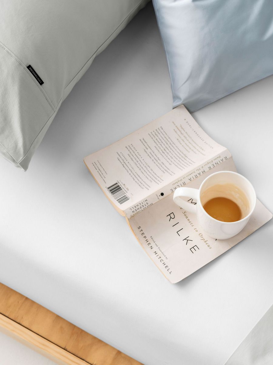 500TC Cotton Sateen Long Single Fitted Sheet 