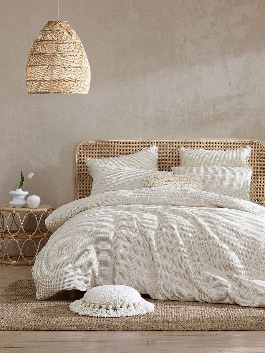 Galicia Vanilla Quilt Cover Set