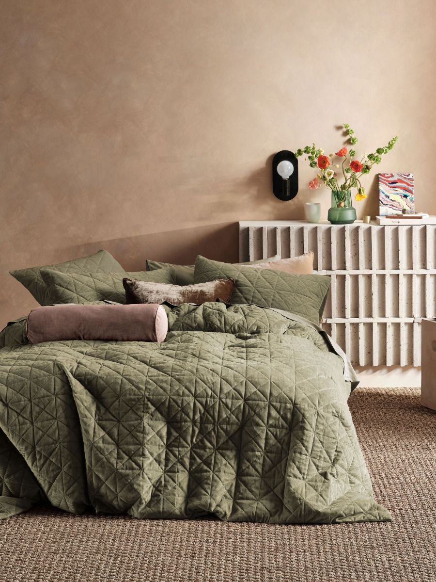 Heath Eucalyptus Quilt Cover Set