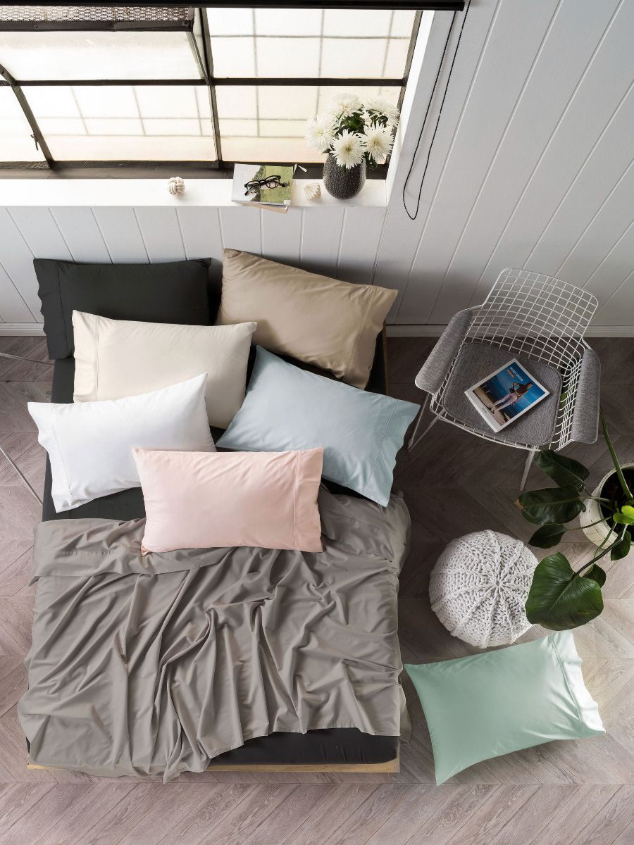 300TC Cotton Sateen Sheet Set - 40CM Wall