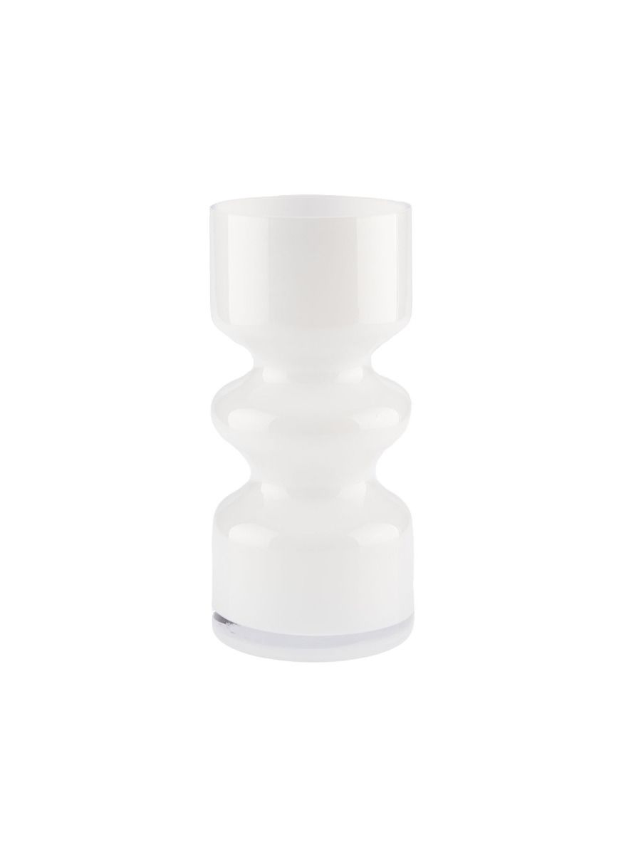 Leon White Vase 25cm