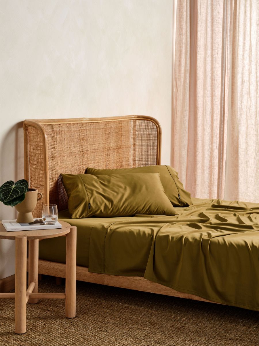 Nara Bronze Bamboo Cotton 400TC Sheet Set