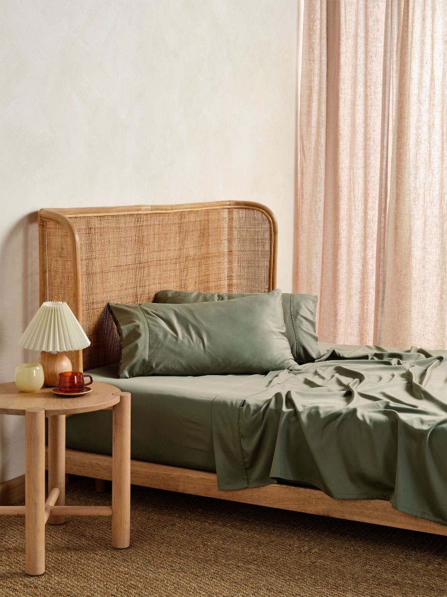 Nara Moss Bamboo Cotton 400TC Sheet Set