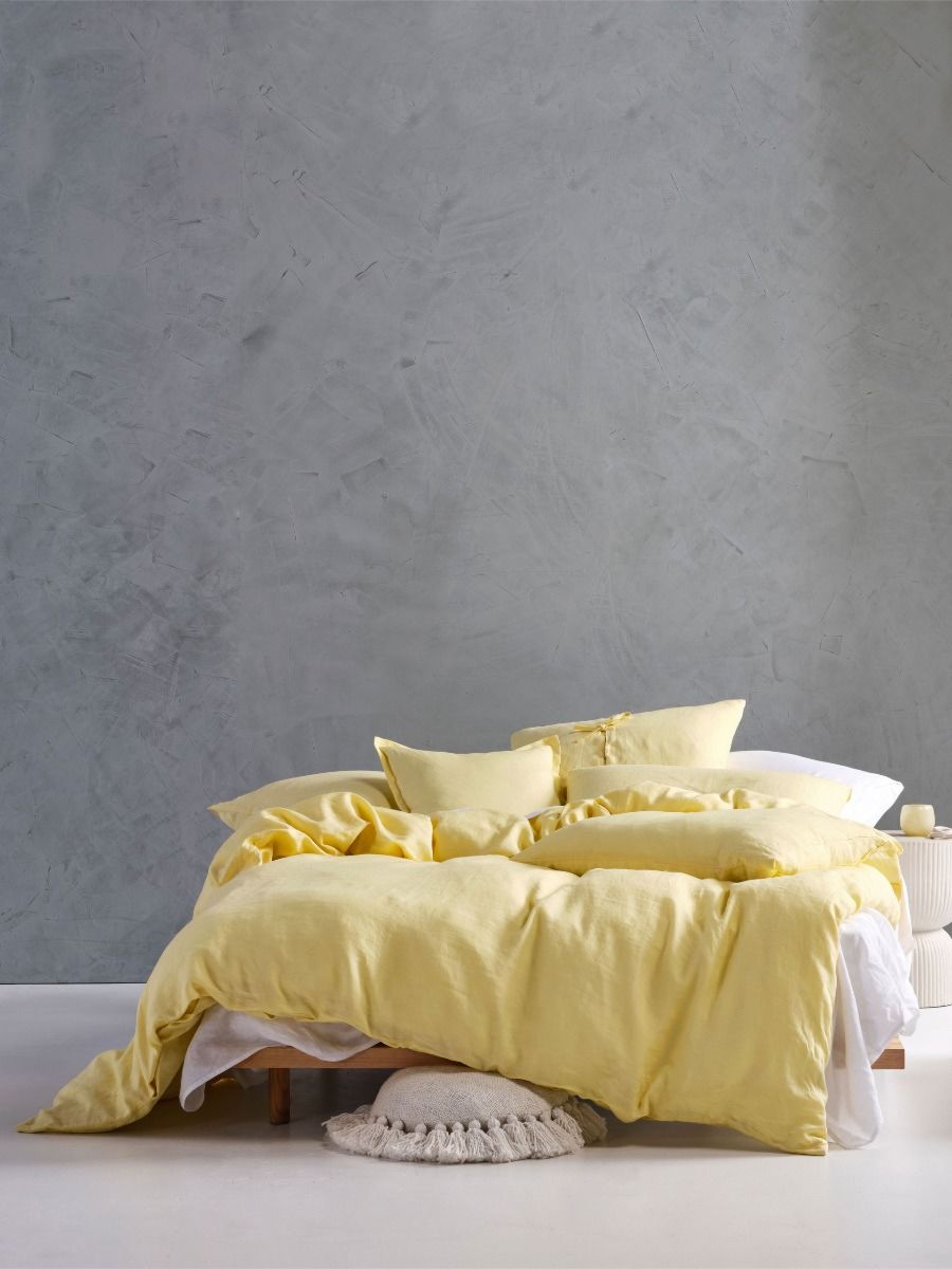 Nimes Meadow Linen Quilt Cover Set