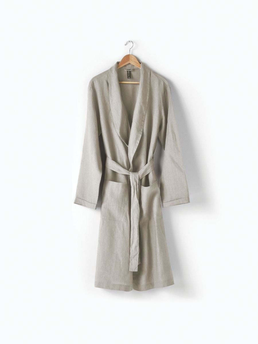 Nimes Natural Linen Robe
