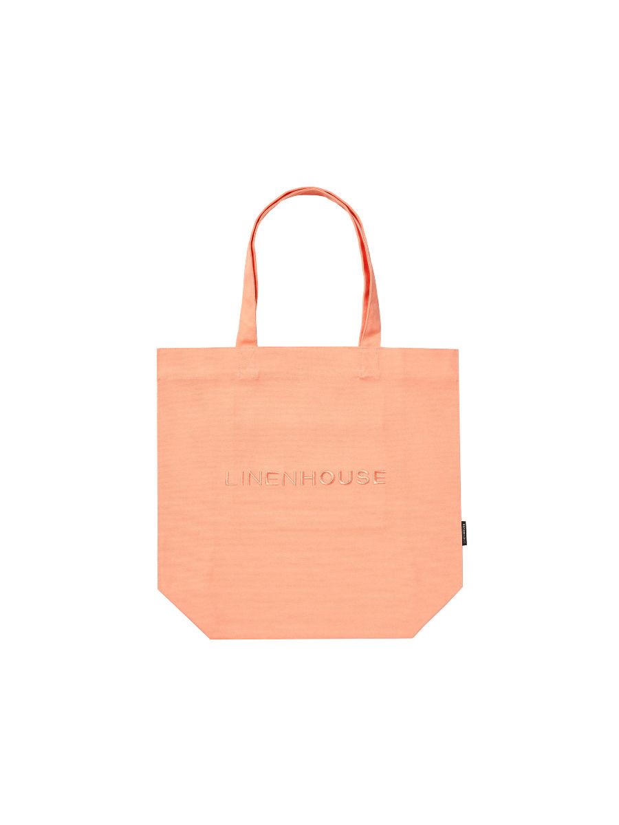 Logo Peach Tote Bag