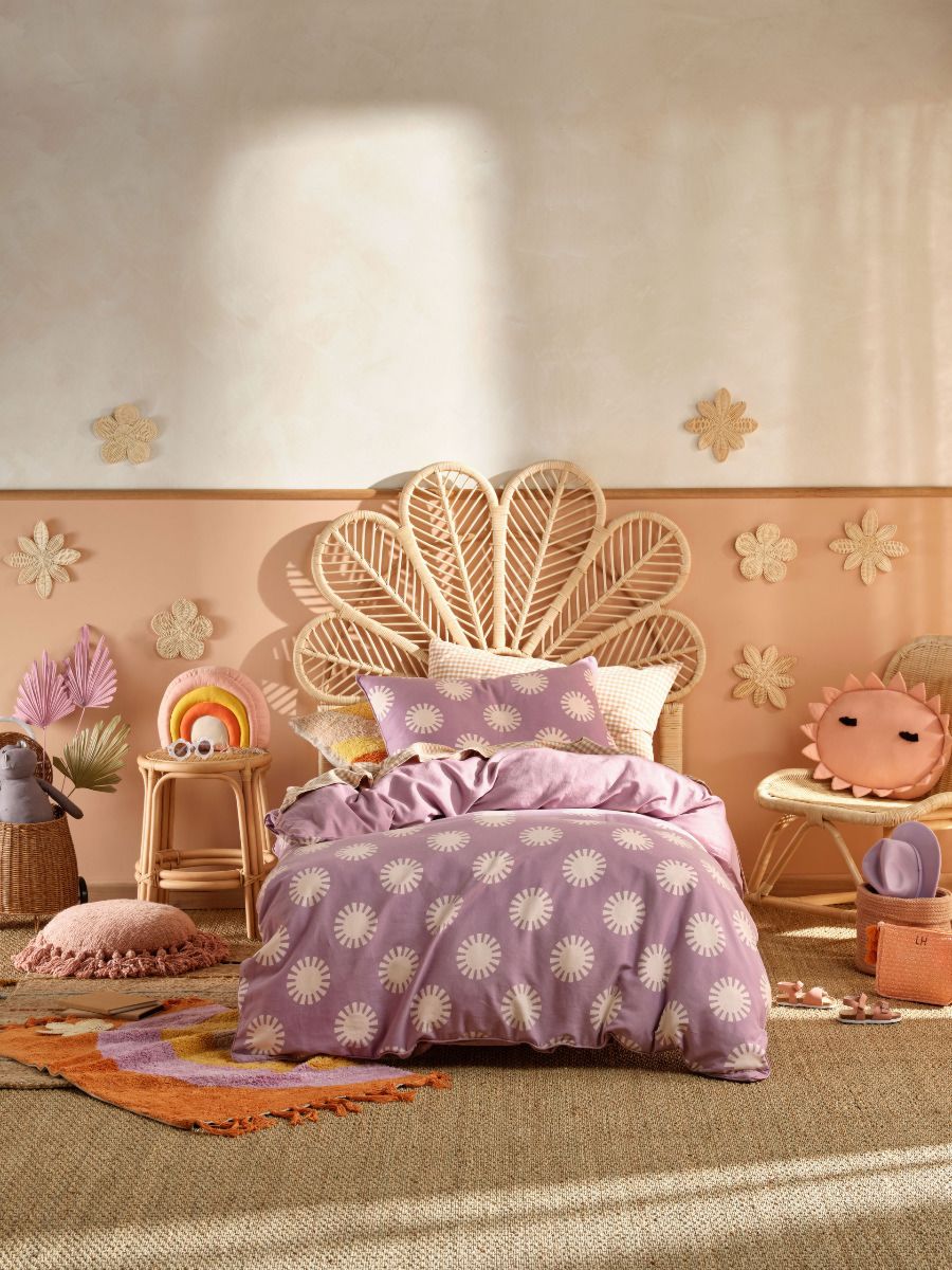Sunny Day Orchid Quilt Cover Set