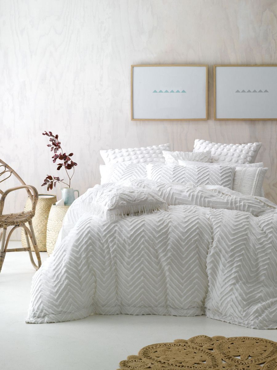 Fog White Quilt Cover Set