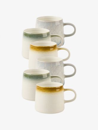 Billie Multi 6-Piece Mug Set