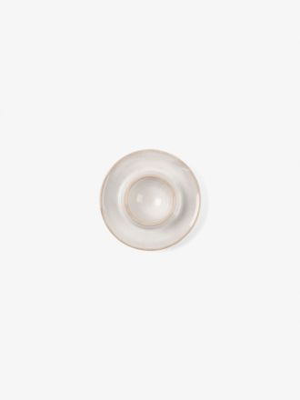 Bobbie White Egg Cup Plate