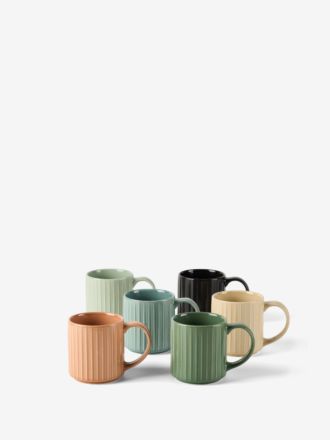 Ellie Earth 6-Piece Mug Set