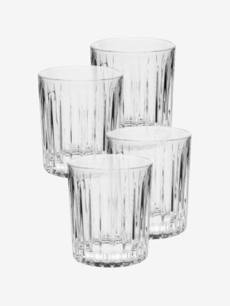 Jonnie Linear 4-Piece Tumbler Set
