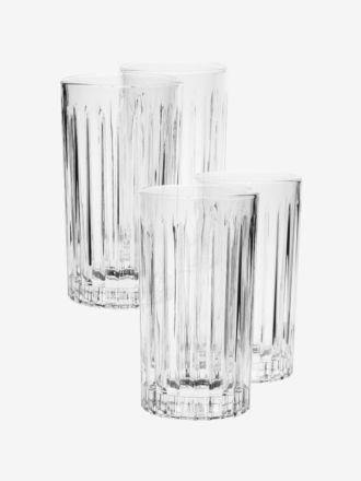 Jonnie Linear 4-Piece High Ball Set