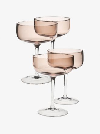 Mikkie 4-Piece Coupe Glass Set