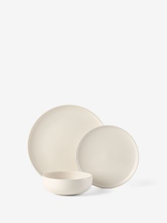 Mikkie Soft White 12-Piece Dinner Set
