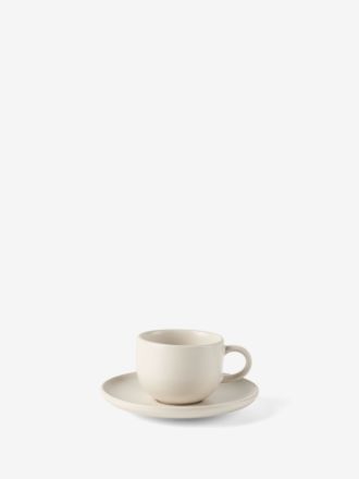 Mikkie Soft White Espresso Cup & Saucer