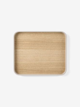 Mikkie Soft White Serving Tray