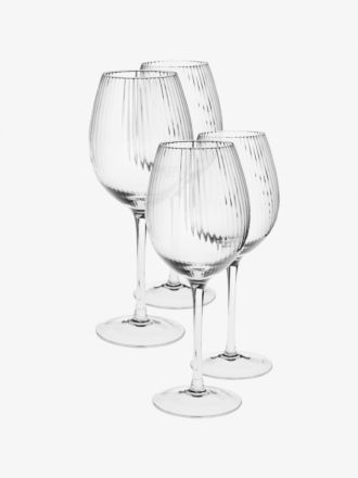 Ollie 4-Piece White Wine Glass Set