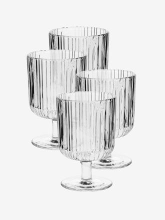 Rubie Clear 4-Piece White Wine Set