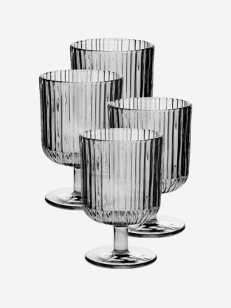Rubie Grey 4-Piece White Wine Set