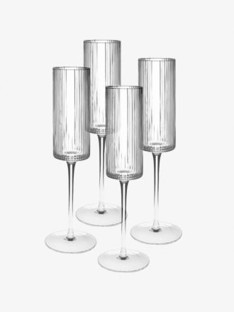 Sadie 4-Piece Champagne Flute Set