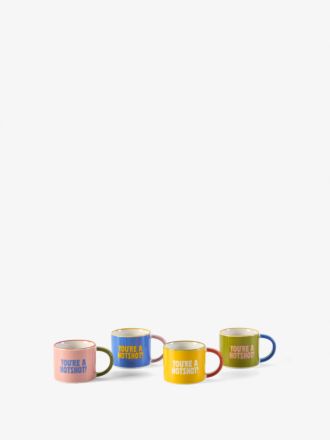 Sunnie Multi 4-Piece Espresso Cup Set